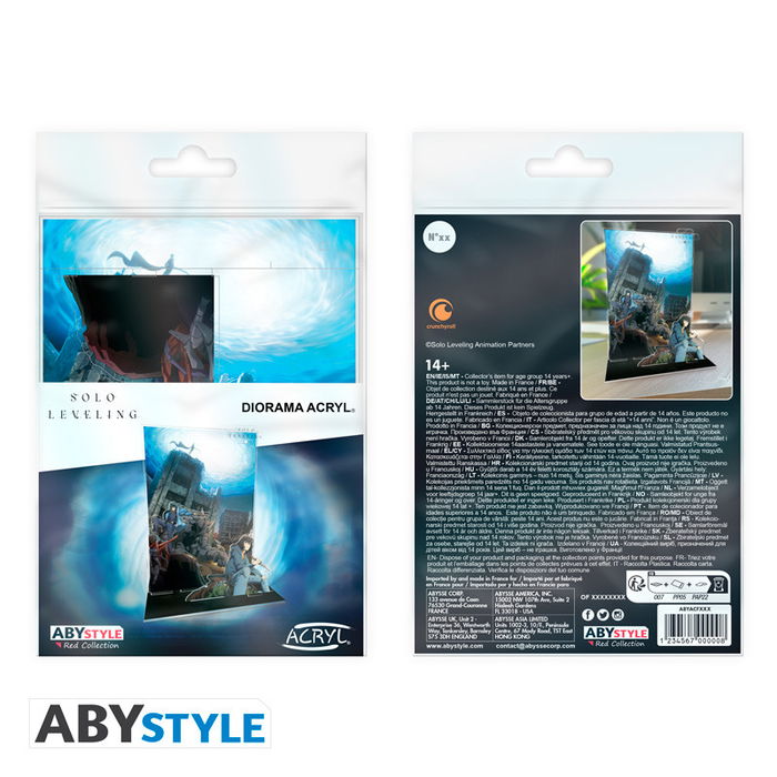 ABYstyle Diorama Solo Leveling - Temporada 1 Figura de acrílico para montar de Sung Jinwoo, diseño oficial de anime