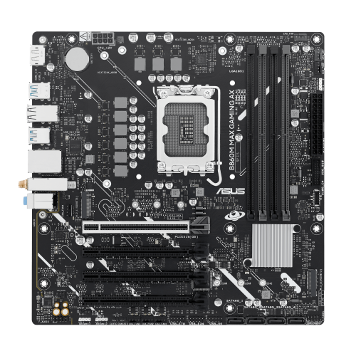 ASUS B860M MAX GAMING AX Intel B860 Micro ATX