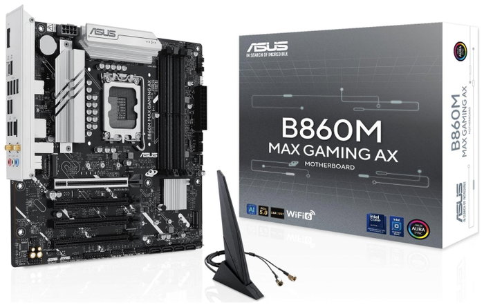 ASUS B860M MAX GAMING AX Intel B860 Micro ATX