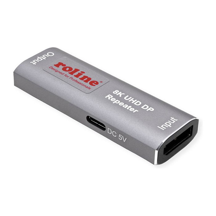 ROLINE Extensor de DisplayPort 8K60 de 10 m