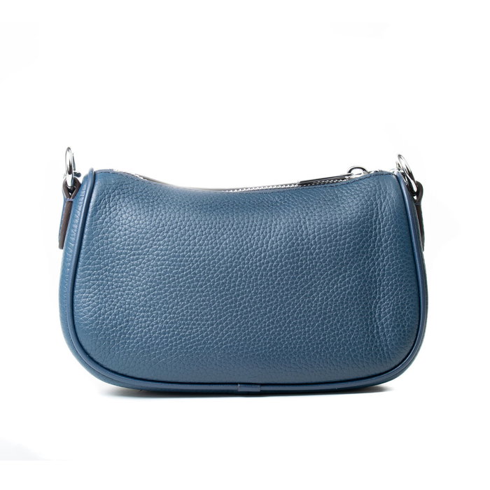 Bolso Bandolera Michael Kors Carmela Azul 20 x 12 x 7 cm
