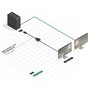 Lindy 41004 Adaptador DisplayPort a DVI-D Negro