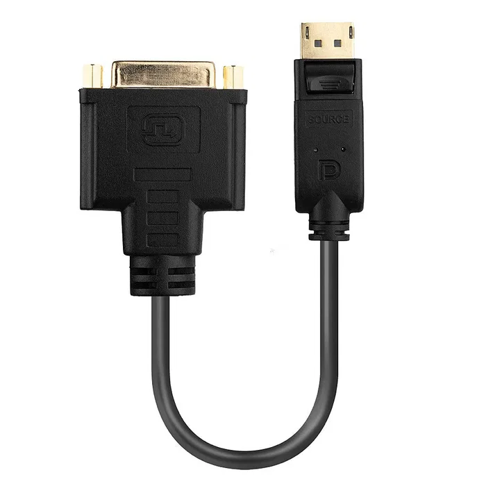 Lindy 41004 Adaptador DisplayPort a DVI-D Negro
