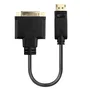 Lindy 41004 Adaptador DisplayPort a DVI-D Negro