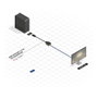 Lindy 41004 Adaptador DisplayPort a DVI-D Negro