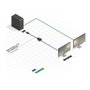 Lindy 41004 Adaptador DisplayPort a DVI-D Negro