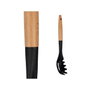 Cuchara para Servir Pasta Kinvara Negro Natural Madera Plástico 6 x 33,5 x 6 cm 6 x 33,5 cm (12 Unidades)