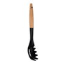 Cuchara para Servir Pasta Kinvara Negro Natural Madera Plástico 6 x 33,5 x 6 cm 6 x 33,5 cm (12 Unidades)