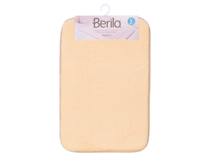 Berilo Alfombra Baño Viscoelástica Marrón 60 x 40 cm (Set de 12)