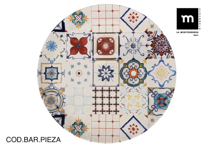 La Mediterranea Bajo Plato Lore Monaco Brillo 32.5cm La Mediterranea Bajo Plato Lore Monaco Brillo 32.5cm