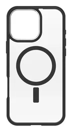 OtterBox React Series para MagSafe para Apple iPhone 16 Pro Max, Black Crystal