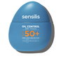 Sensilis Protector Solar Oil Control Dry Touch SPF50+ 40 ml - Crema Ultraligera Invisible Antibrillos para Rostro, Pieles Grasas o Sensibles, con Ácido Hialurónico y Carnosina