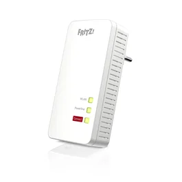 AVM FRITZ!Powerline 1260E - Adaptador PLC WiFi AC con 1200 Mbps, WLAN hasta 866 Mbps, 1 Puerto Gigabit, Blanco, 20002824