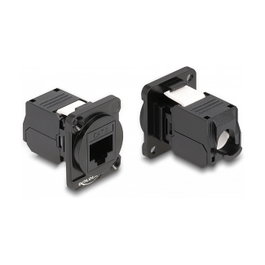 DeLOCK Módulo Tipo-D RJ45 Cat.6 Hembra a LSA Hembra Negro