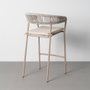Taburete Apilable Acero-Rattán Pe 59 X 58 X 100,50 cm