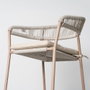 Taburete Apilable Acero-Rattán Pe 59 X 58 X 100,50 cm