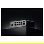 Teltonika TSW200 Switch Industrial 8 Puertos Gigabit No Administrado PoE+ (2 SFP), Montaje Pared/DIN, IP30, Aluminio