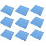 Suelo protector de piscinas 9 piezas, 500 x 500 x 4 mm