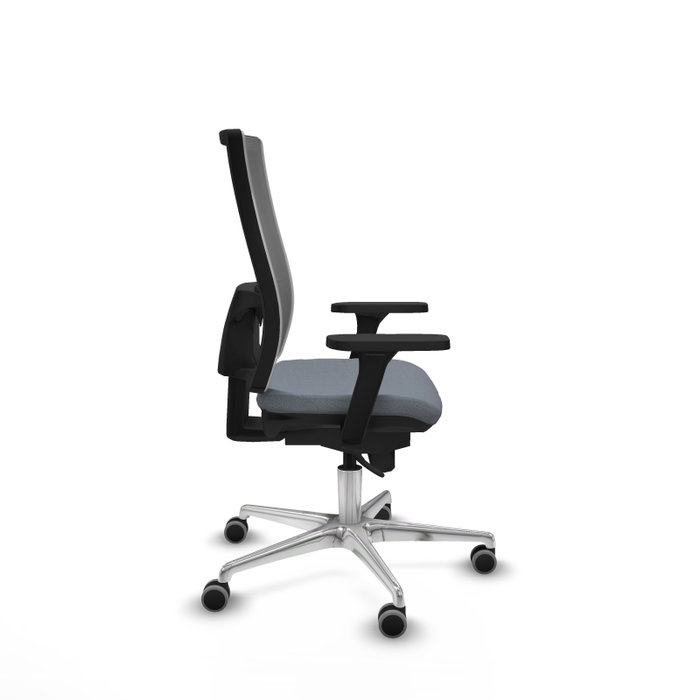 PIQUERAS Y CRESPO Silla de oficina Horna Gris con mecanismo Sincro