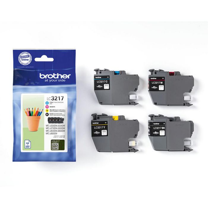 Brother LC-3217 Value Pack Multipack (BK/C/M/Y) original Brother LC-3217 Value Pack Multipack (BK/C/M/Y) original