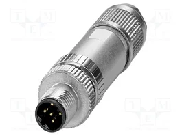 PHOENIX CONTACT Conector M12 de 2 pines, recto, IP65