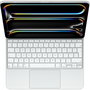 Apple Magic Keyboard para iPad Pro 13 (M4) - Inglés Británico - Blanco con Trackpad e Iluminación