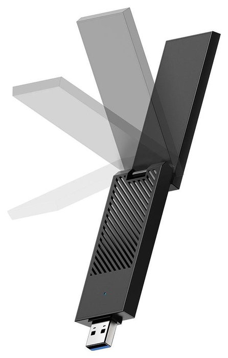 Cudy WU6500 1.0 Adaptador Wi-Fi 7 Tribanda USB 3.0 Negro