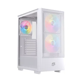 Einarex P100 RGB White Caja Semitorre ATX Blanca
