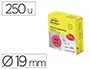 Avery Smile Triste Rojo Etiquetas Adhesivas Permanentes 19mm Rollo 250 Unidades