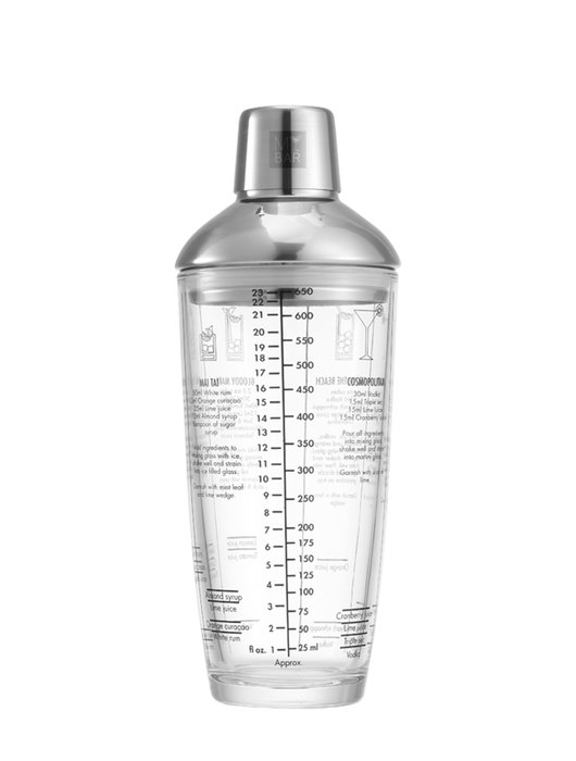 Inde Coctelera de Vidrio con Tapa de Acero 650 ml My Bar 10,4 x 10,2 x 21,2 cm (12 Unidades) Inde Coctelera de Vidrio con Tapa de Acero 650 ml My Bar 10,4 x 10,2 x 21,2 cm (12 Unidades)