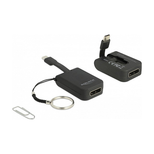 DeLOCK Adaptador USB Tipo C a DisplayPort 4K 60 Hz 63940