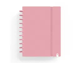Carchivo Ingeniox Cuaderno A4 Foam 80 Hojas Cuadriculada Rosa Pastel