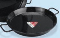 Paelleras El Cid Cofer Paellera Valenciana esmaltada, 24 cm, apta para 2 personas