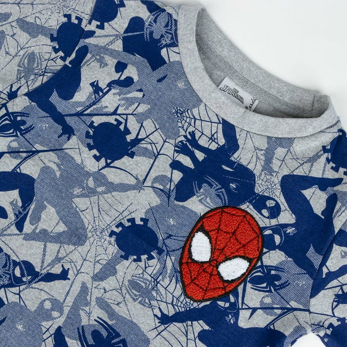 Cerdá Sudadera Spiderman Cotton Brushed Talla 6 Años Gris