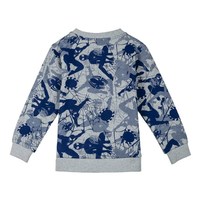 Cerdá Sudadera Spiderman Cotton Brushed Talla 6 Años Gris