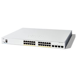 Cisco CATALYST 1200 24-PORT GE FULL Switch Gestionado L2/L3 con 24 Puertos Gigabit Ethernet y 4 Puertos SFP+