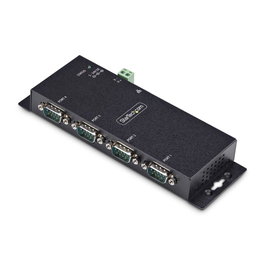 StarTech i43 Serial Ethernet Convertidor RS-232 RJ-45 Repetidor y Aislador Negro