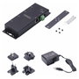 Startech.com I43-SERIAL-ETHERNET Conversor Serie a Ethernet de 4 Puertos Negro