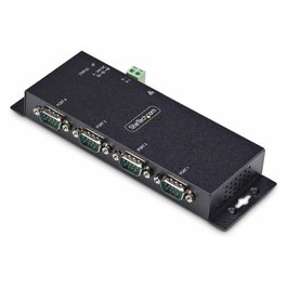 StarTech i43 Serial Ethernet Convertidor RS-232 RJ-45 Repetidor y Aislador Negro