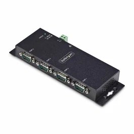 StarTech i43 Serial Ethernet Convertidor RS-232 RJ-45 Repetidor y Aislador Negro