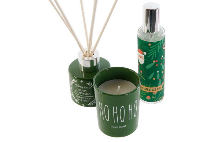 DKD Home Decor Ambientador Mikado Rojo Verde Cristal con Vela Set de 3 Piezas 5 x 6 x 5 cm (2 Unidades) DKD Home Decor Ambientador Mikado Rojo Verde Cristal con Vela Set de 3 Piezas 5 x 6 x 5 cm (2 Unidades)