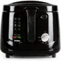 Domo DO461FR Classic Freidora Eléctrica - Negro, 2.5L, 1800W, Cool Touch, Termostato Ajustable