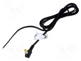 ESPE Cable de alimentación plano DC 5,5/2,1 con conector angular 1,5m