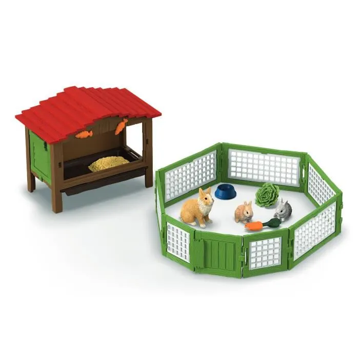 Schleich Caja conejera Farm World