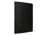 Liderpapel Libreta tapa negra A4 80 hojas cuadro 5mm con doble margen