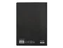 Liderpapel Libreta tapa negra A4 80 hojas cuadro 5mm con doble margen
