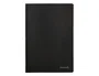 Liderpapel Libreta tapa negra A4 80 hojas cuadro 5mm con doble margen
