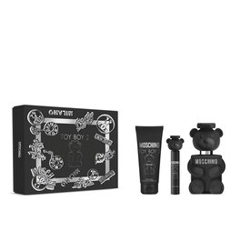 Moschino Toy Boy Eau de Parfum para Hombre - Set de Regalo Estuche 3 Piezas (100ml + Gel Ducha + 10ml)