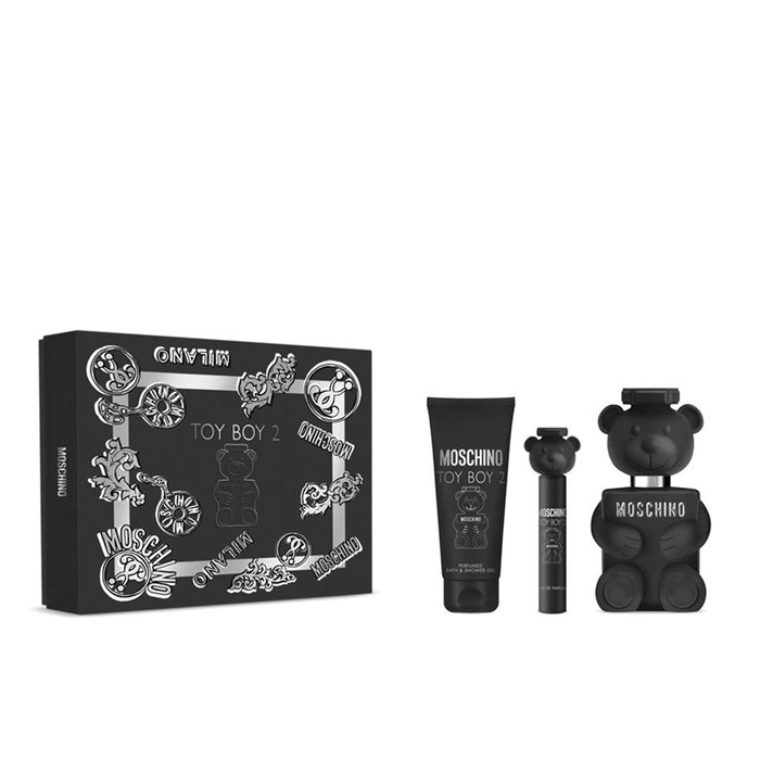 Moschino Toy Boy Eau de Parfum para Hombre - Set de Regalo Estuche 3 Piezas (100ml + Gel Ducha + 10ml) Moschino Toy Boy Eau de Parfum para Hombre - Set de Regalo Estuche 3 Piezas (100ml + Gel Ducha + 10ml)