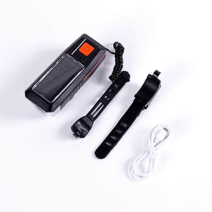 Luz Delantera Bicicleta LED 2 Niveles Sensor Batería USB Anti Deslumbramiento